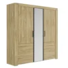 Armoire avec miroir 3 portes avec poignées en métal - AR5075