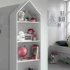 Armoire cabane enfant en bois blanc - AR2027-2