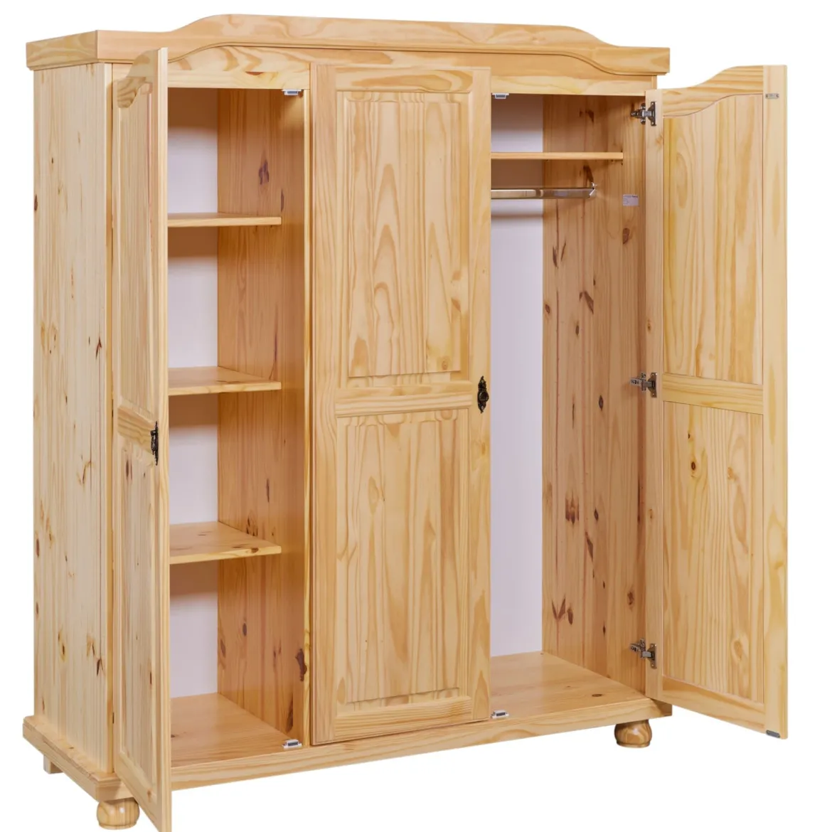 Armoire en bois massif 3 portes