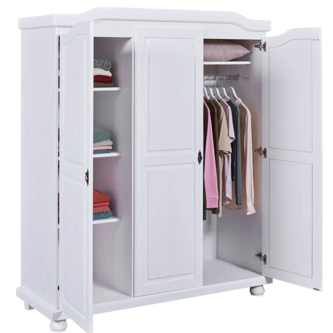 Armoire en bois massif 3 portes