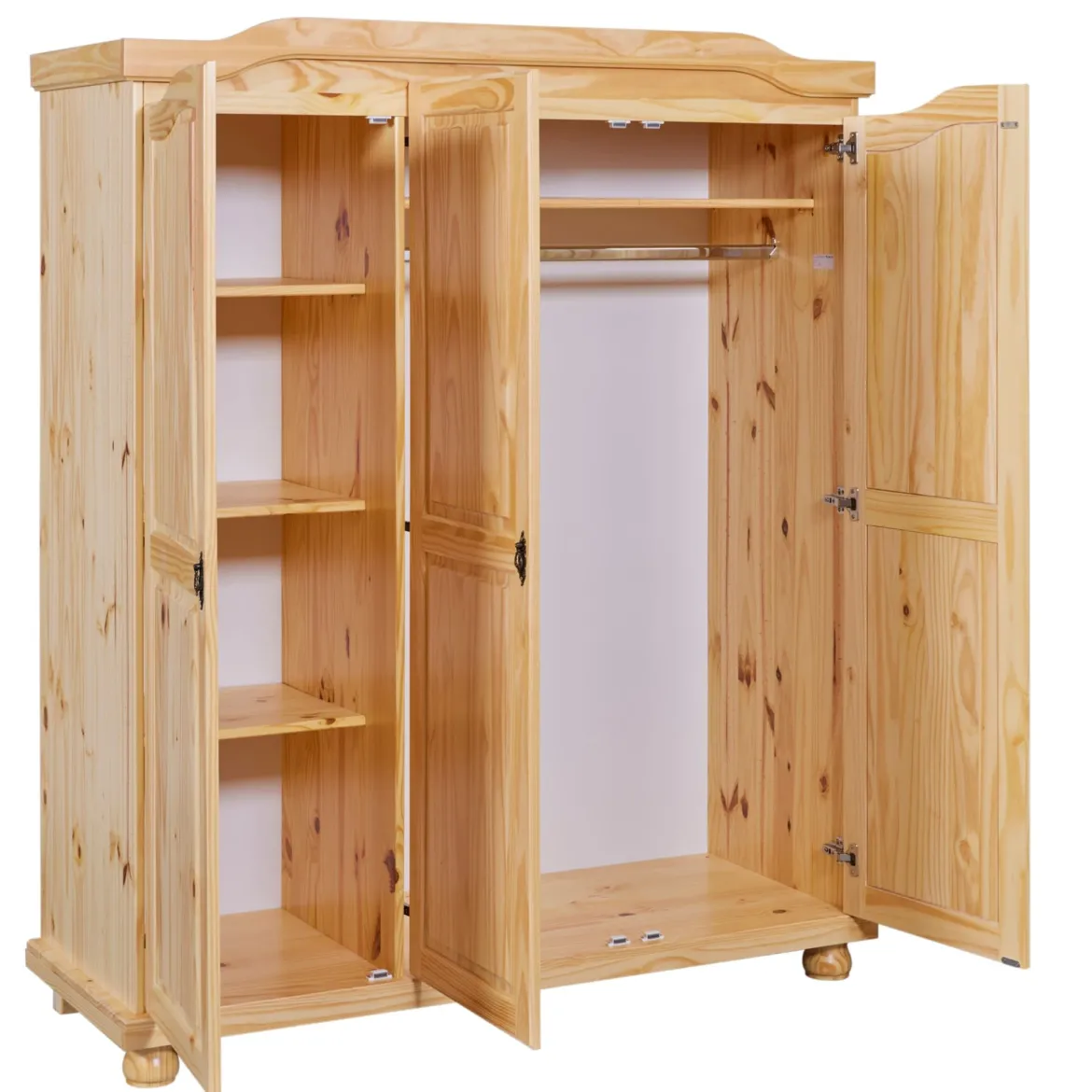 Armoire en bois massif 3 portes