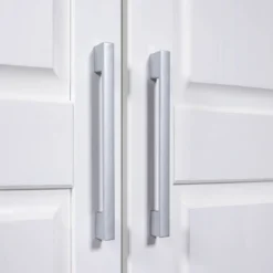 Armoire 3 portes en bois massif blanc - AR12023