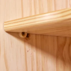 Armoire 2 portes en bois massif chêne clair - AR12042