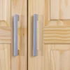 Armoire 2 portes en bois massif chêne clair - AR12019