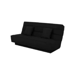 Banquette clic-clac unie avec housse + 2 coussins - CC10003