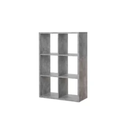 Bibliothèque 6 cases en bois - BI7077