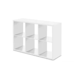 Bibliothèque 6 cases en bois - BI7077