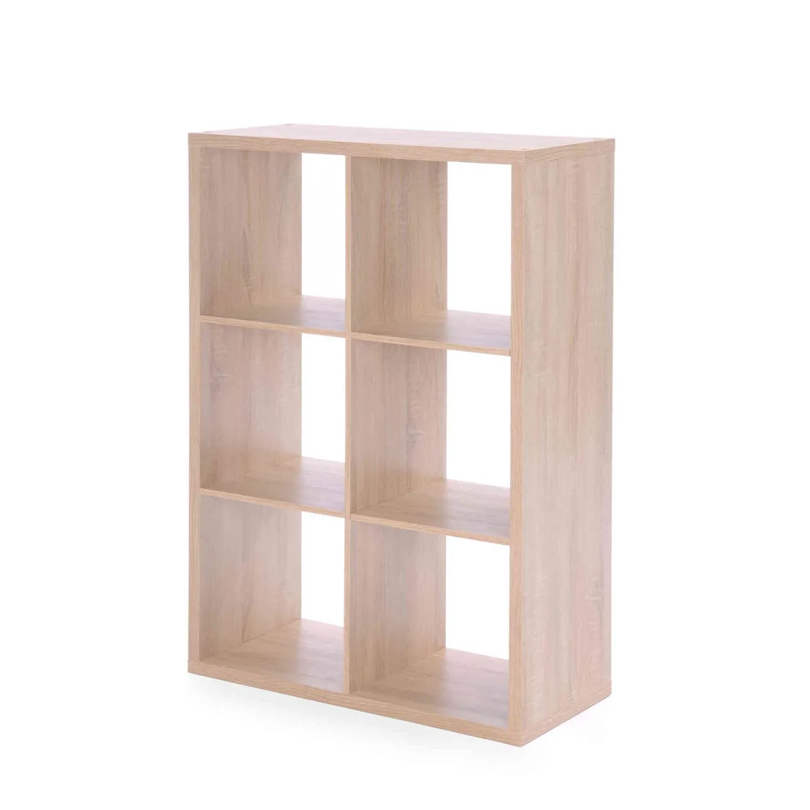 Bibliothèque 6 cases en bois - BI7077