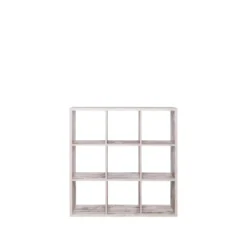 Bibliothèque 9 cases en bois - BI7078