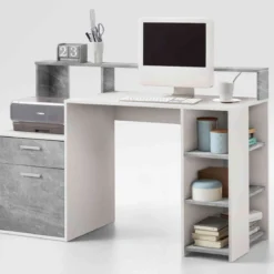 Bureau avec rangements en bois - BU13021