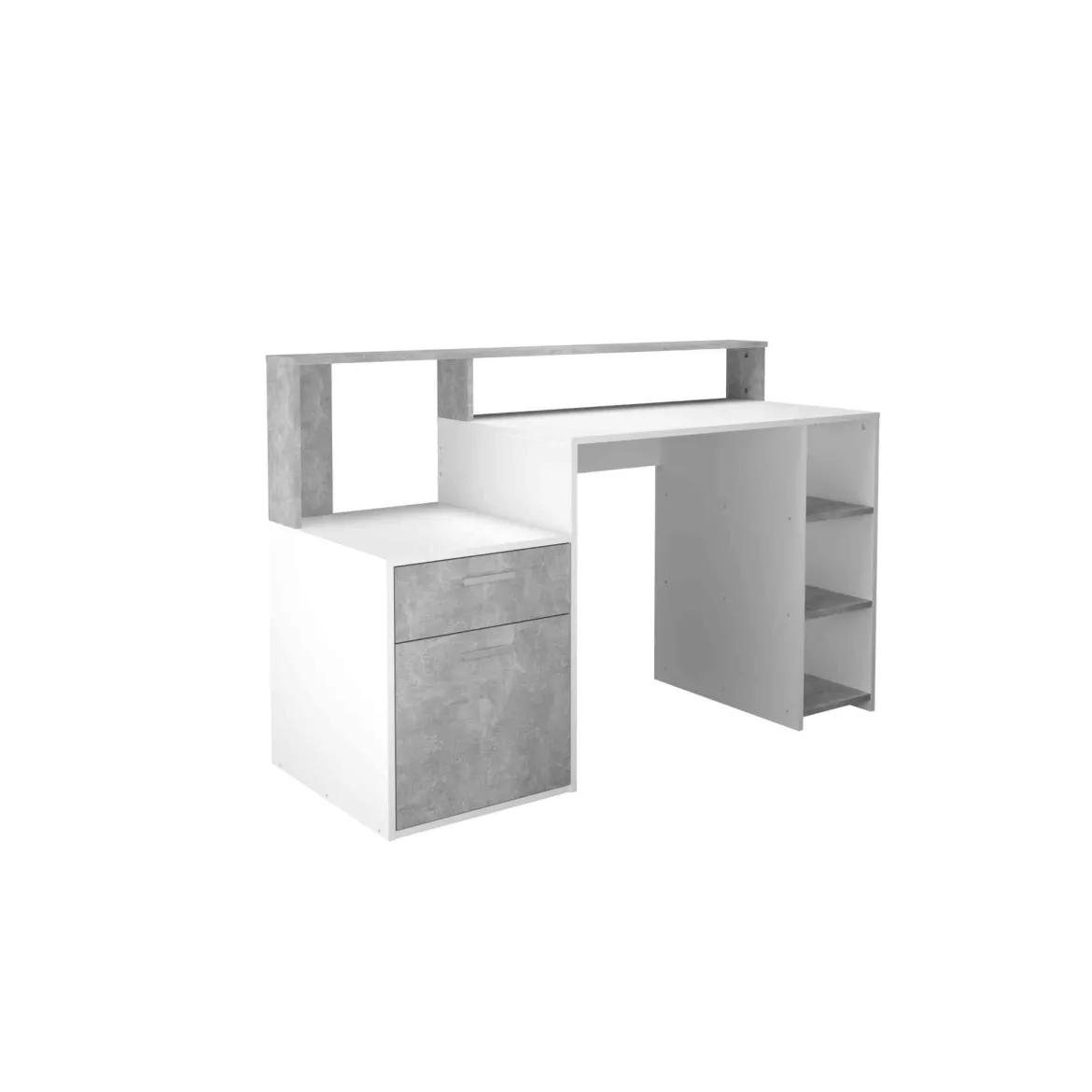 Bureau avec rangements en bois - BU13021