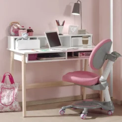 Bureau blanc laqué - Terre de Nuit