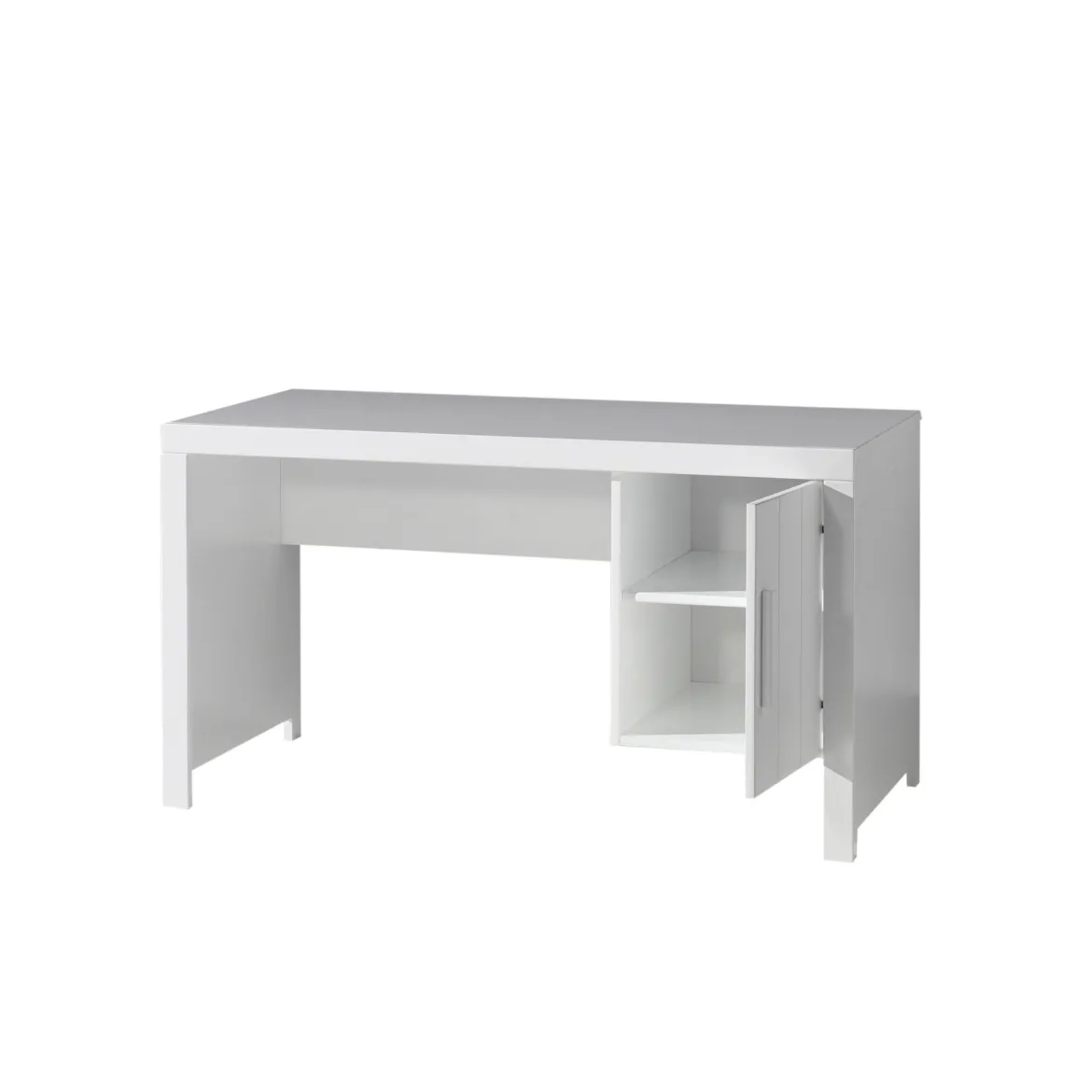 Bureau blanc 1 porte enfant BU2011 - Terre de Nuit