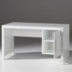 Bureau blanc 1 porte enfant BU2011 - Terre de Nuit