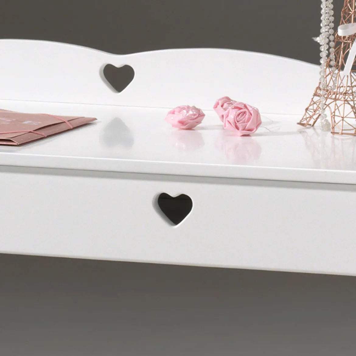 Bureau en bois blanc BU2001