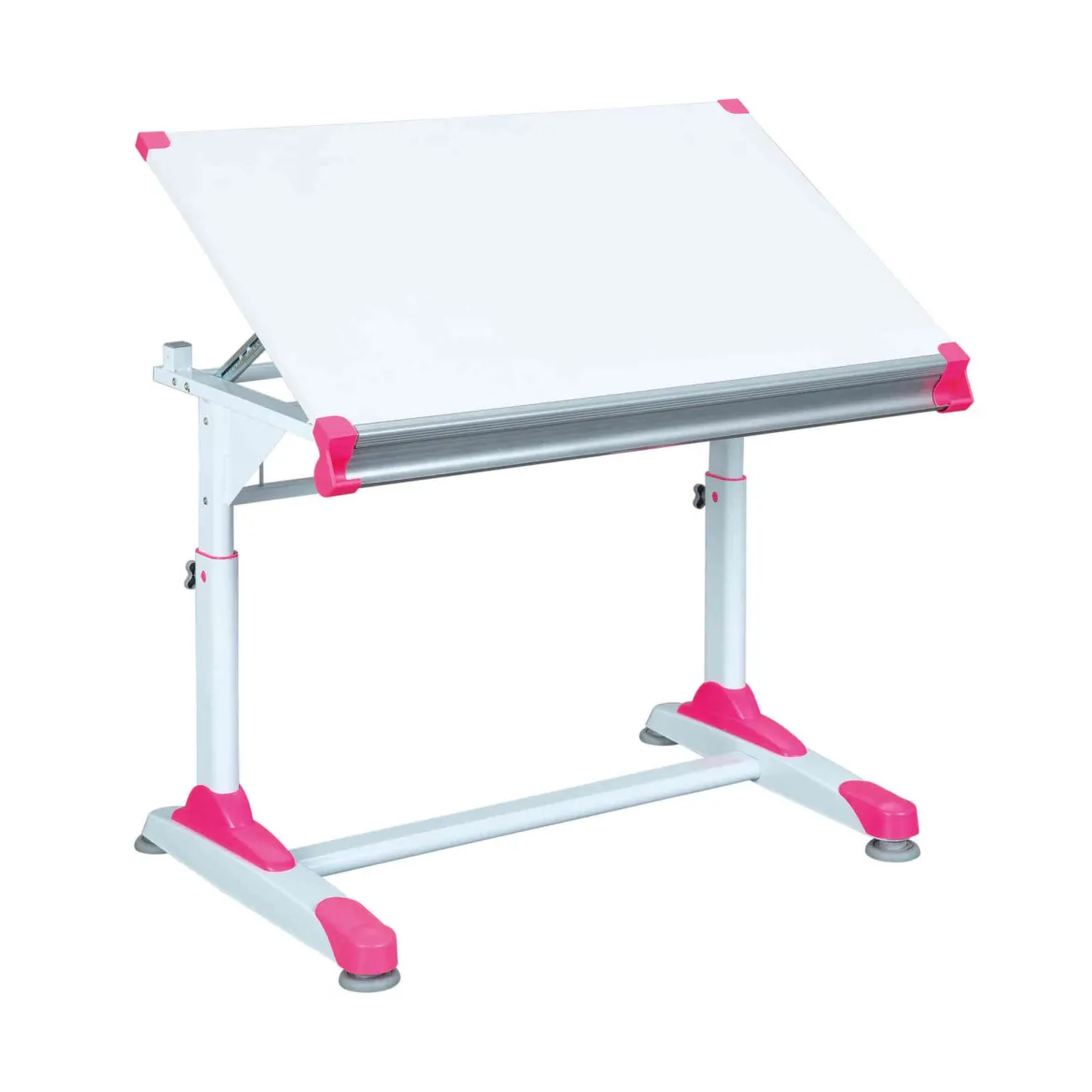 Bureau enfant à plan inclinable en bois blanc - BU12061