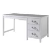 Bureau enfant 3 tiroirs en bois blanc - BU2033