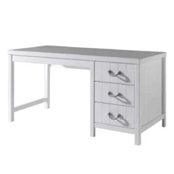 Bureau enfant 3 tiroirs en bois blanc - BU2033