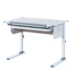 Bureau enfant évolutif à plan inclinable en bois blanc - BU12064