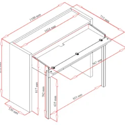 Bureau extensible - BU0065
