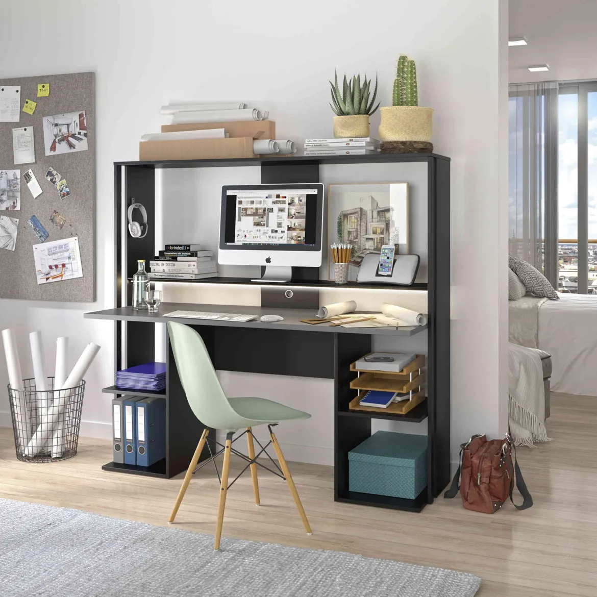 Bureau gaming à LED avec environnement - BU5061