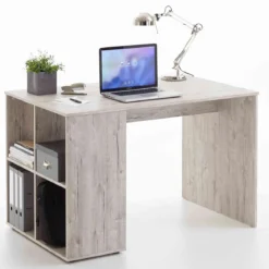 Bureau 4 niches en bois - BU13019