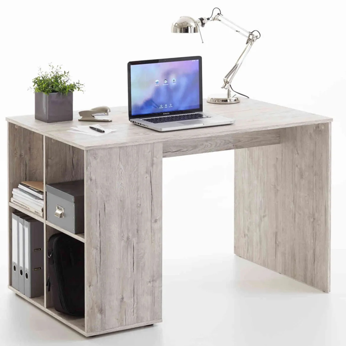 Bureau 4 niches en bois - BU13019