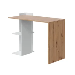 Bureau réversible en bois avec rangement