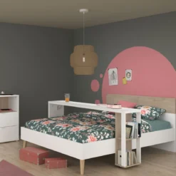 Bureau sur roulettes bicolore GABY
