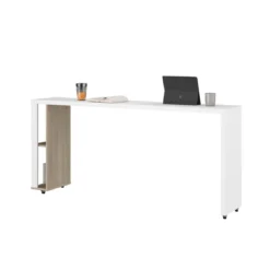 Bureau sur roulettes bicolore GABY