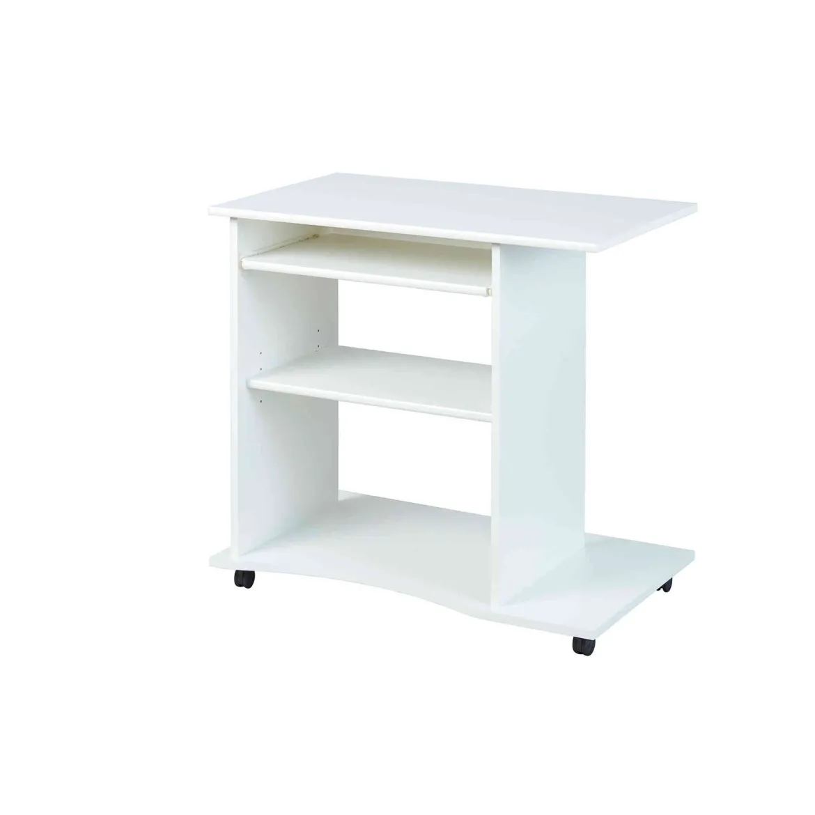 Bureau sur roulettes en bois