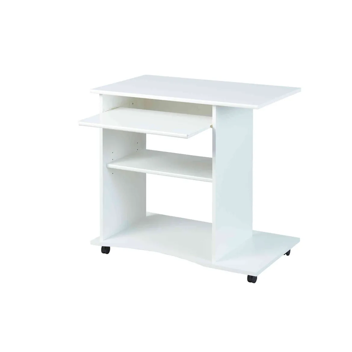 Bureau sur roulettes en bois