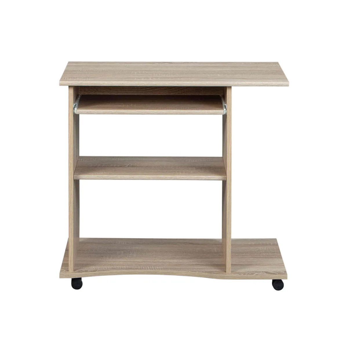 Bureau sur roulettes en bois