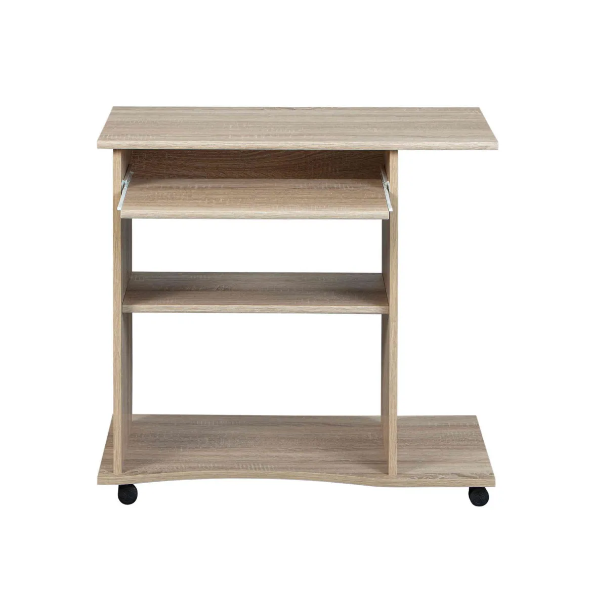 Bureau sur roulettes en bois