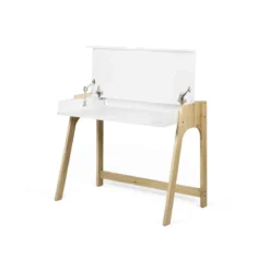 Bureau 1 étagère en bois - BU0001