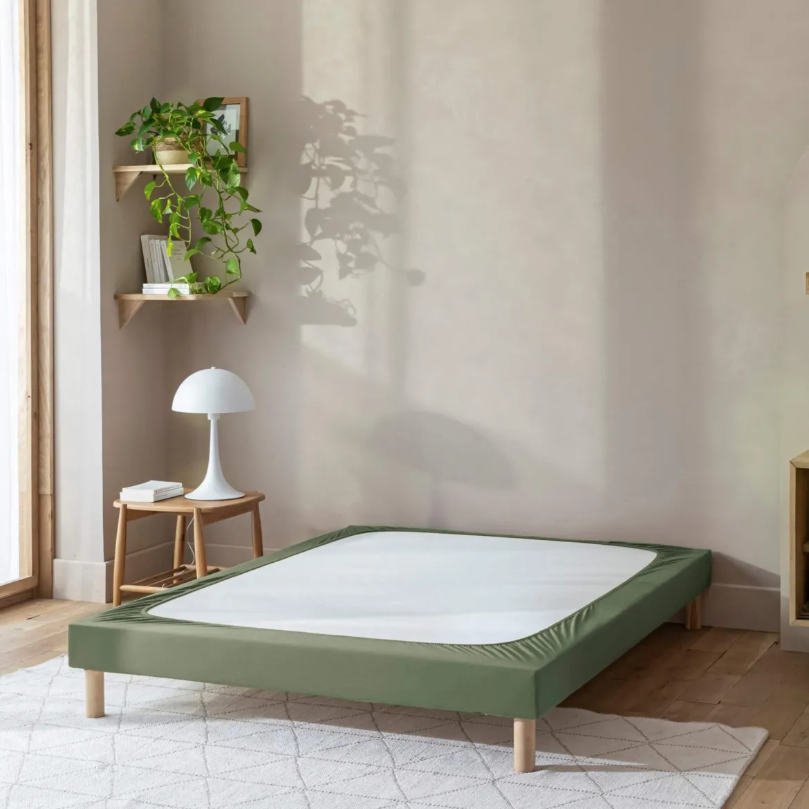 Cache-sommier coton jersey
