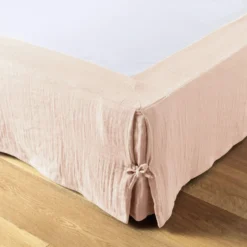 Cache sommier double gaze de coton
