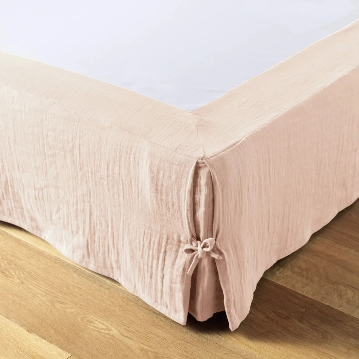 Cache sommier double gaze de coton