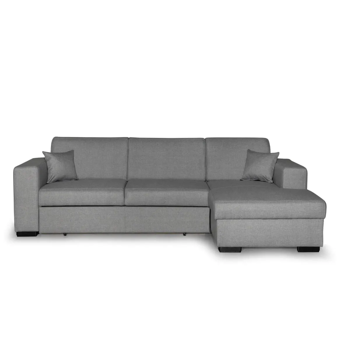 Canapé convertible d'angle droit 4 places en tissu - CA00003
