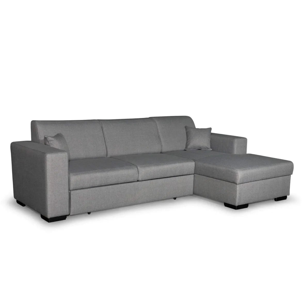 Canapé convertible d'angle droit 4 places en tissu - CA00003