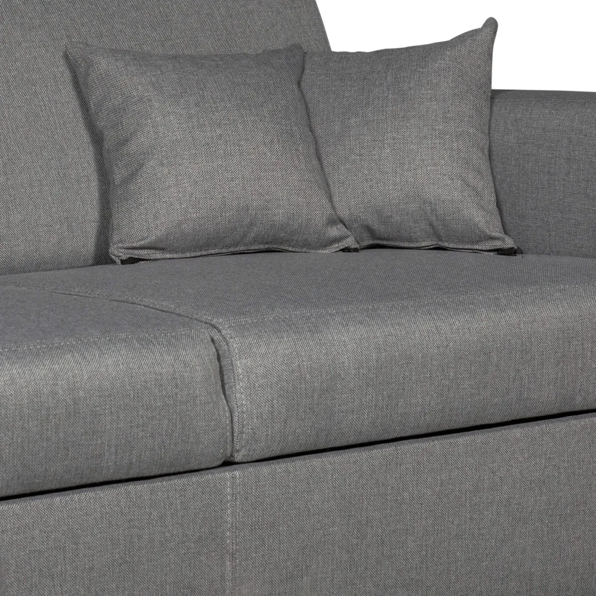 Canapé convertible d'angle droit 4 places en tissu - CA00003