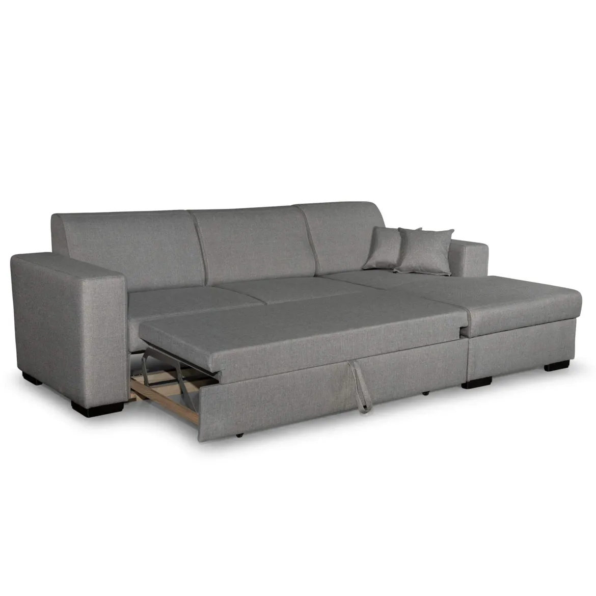 Canapé convertible d'angle droit 4 places en tissu - CA00003