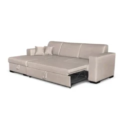 Canapé convertible d'angle gauche 4 places en tissu - CA00004