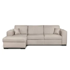 Canapé convertible d'angle gauche 4 places en tissu - CA00004