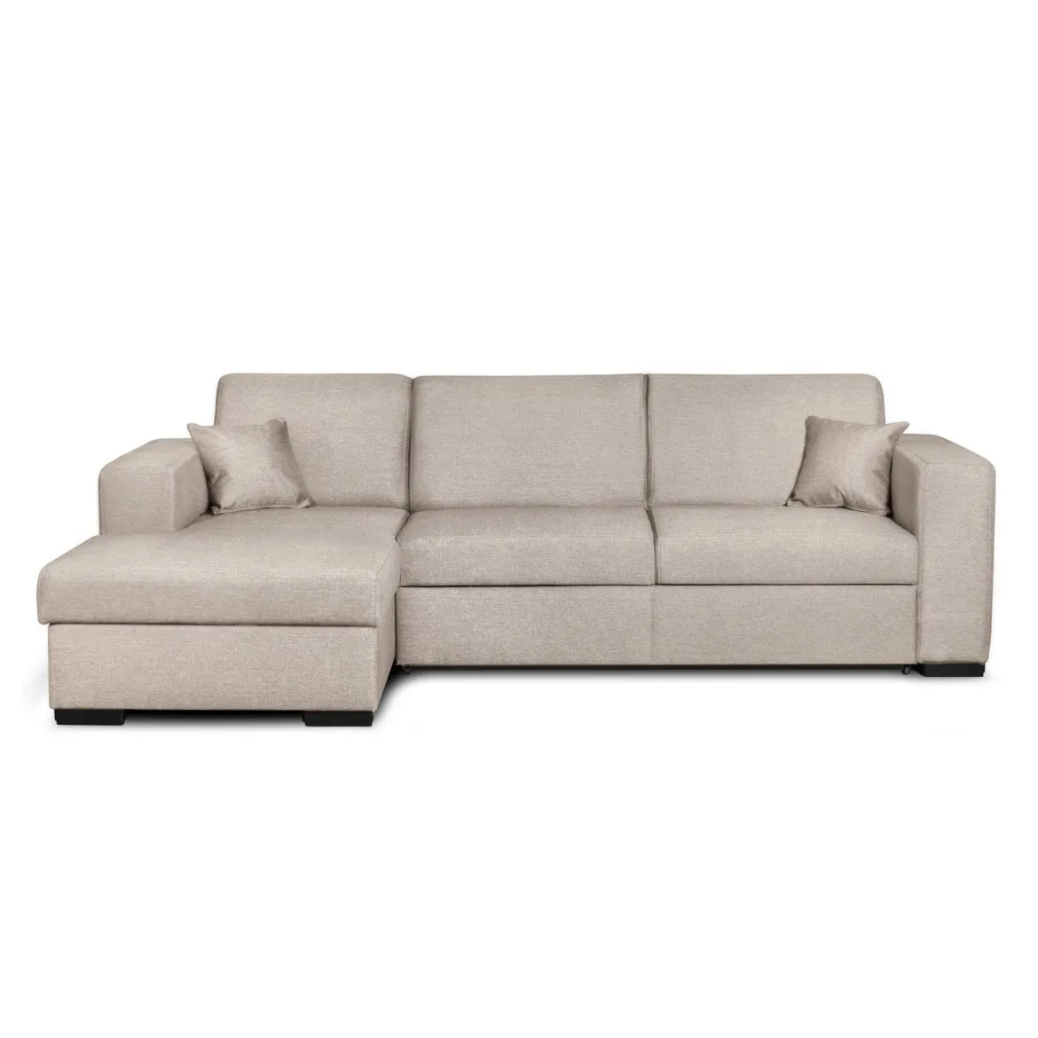 Canapé convertible d'angle gauche 4 places en tissu - CA00004