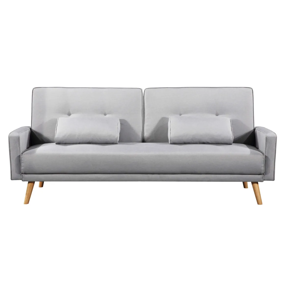 Canapé convertible droit scandinave 3 places en tissu - CA00001