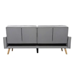 Canapé convertible droit scandinave 3 places en tissu - CA00001