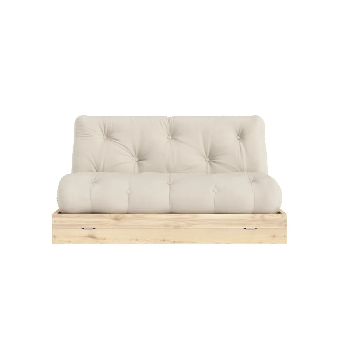 Canapé convertible en pin massif avec futon FLIP