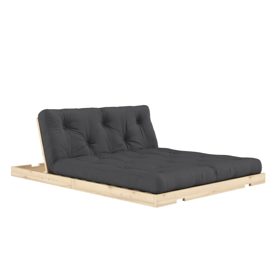 Canapé convertible en pin massif avec futon FLIP