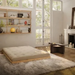 Canapé convertible en pin massif avec futon FLIP